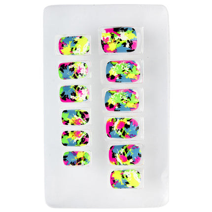 Faux ongles colorés pour Halloween