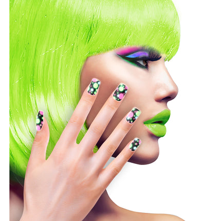 Ampoules pour faux ongles colorés