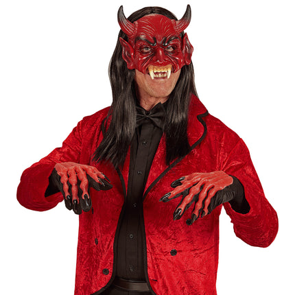 Masque du diable rouge