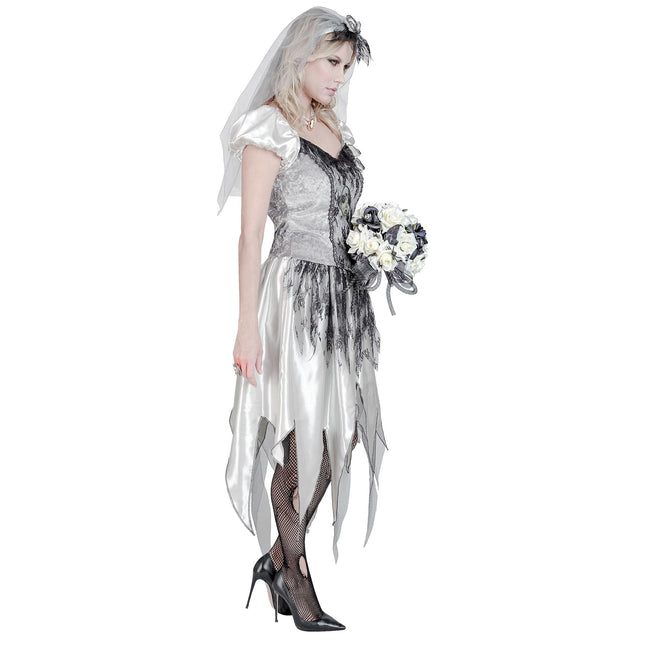 Robe d'Halloween Dames Mariée Fantôme