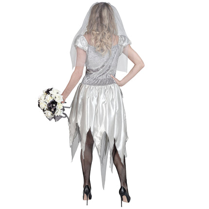 Robe d'Halloween Dames Mariée Fantôme