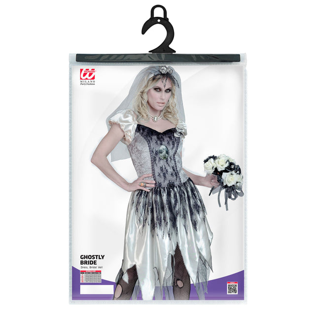 Robe d'Halloween Dames Mariée Fantôme