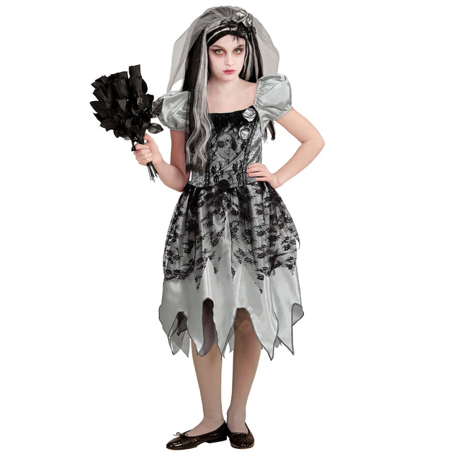 Robe d'Halloween Fille Fantôme Mariée