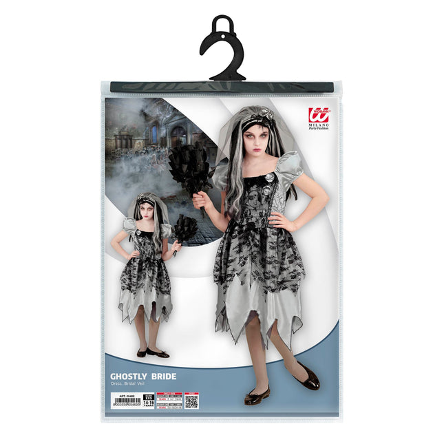 Robe d'Halloween Fille Fantôme Mariée