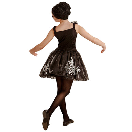 Robe d'Halloween Fille Ballerine Crâne