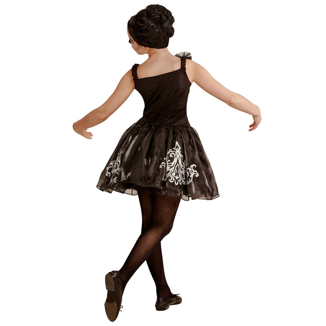 Robe d'Halloween Fille Ballerine Crâne