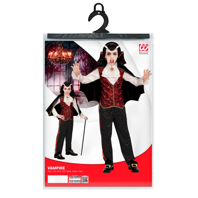 Costume d'Halloween Garçon Vampire 5 pièces