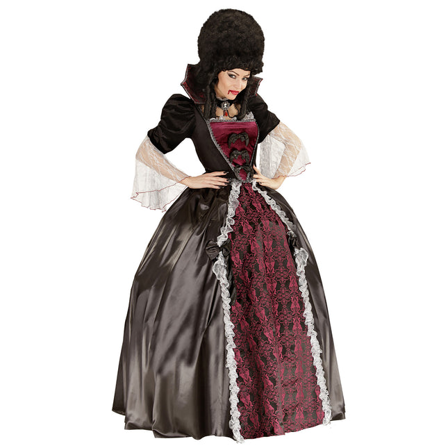 Robe d'Halloween Dames Vampire 4 pièces