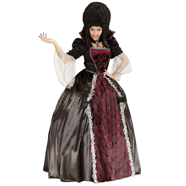 Robe d'Halloween Dames Vampire 4 pièces