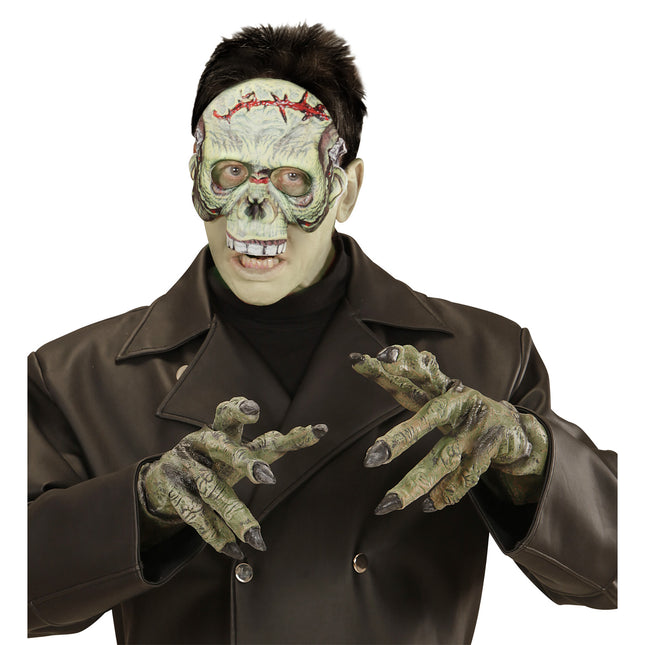 Masque d'Halloween Monstre Vert