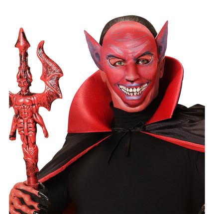 Masque d'Halloween Bordeaux Red Devil