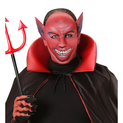 Masque d'Halloween Bordeaux Red Devil