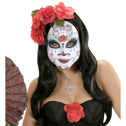 Masque Dia De Los Muertos coloré