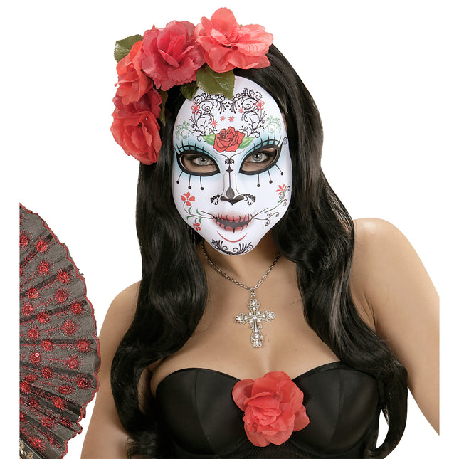 Masque Dia De Los Muertos coloré
