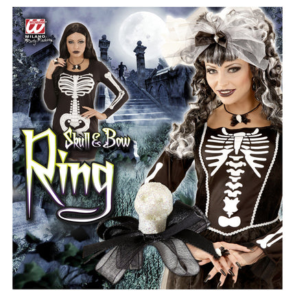Anneau d'Halloween Crâne