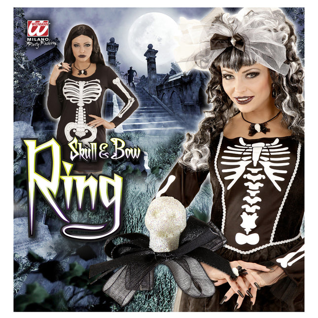 Anneau d'Halloween Crâne