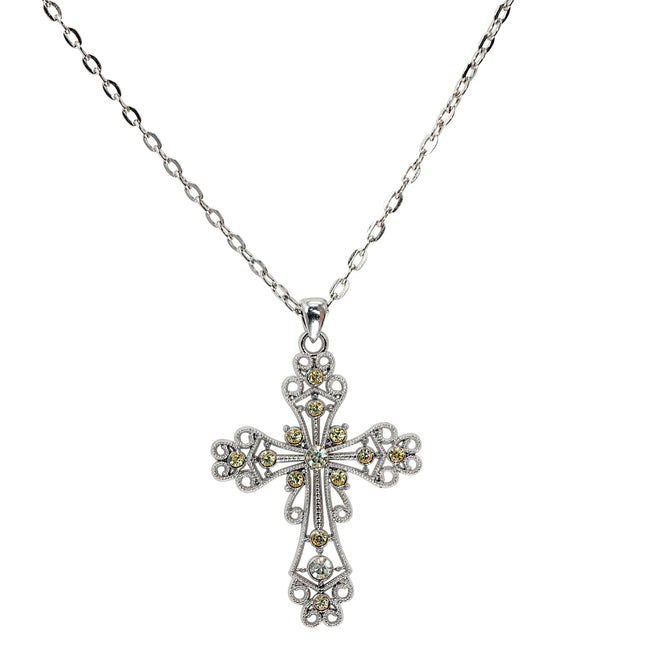 Collier d'Halloween Croix en argent