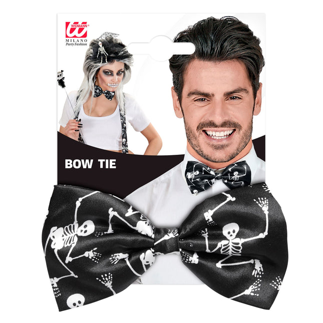 Squelette à nœud d'Halloween