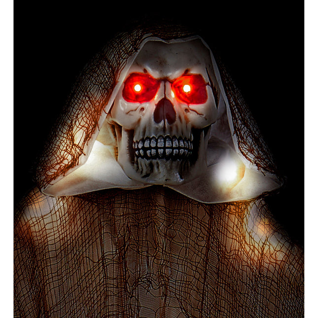 Poupée faucheuse d'Halloween avec lumière