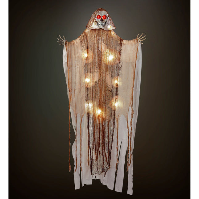 Poupée faucheuse d'Halloween avec lumière