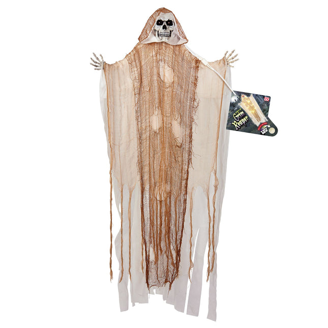 Poupée faucheuse d'Halloween avec lumière