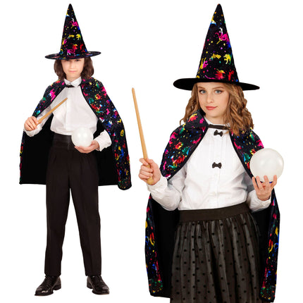 Cape d'Halloween Enfant Magicien