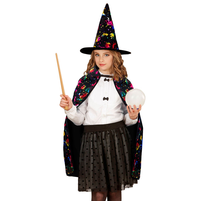 Cape d'Halloween Enfant Magicien