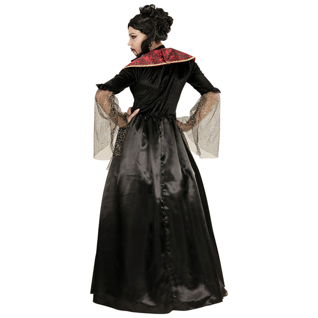 Robe d'Halloween Rouge Noir Dames Vampire