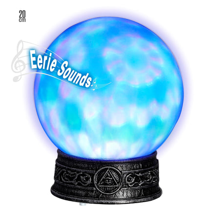 Globe d'Halloween en verre avec lumière