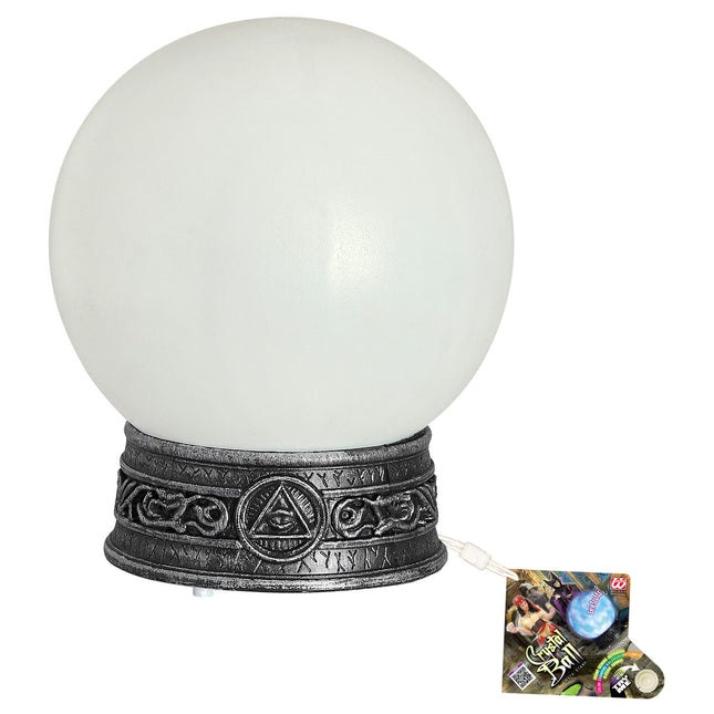 Globe d'Halloween en verre avec lumière