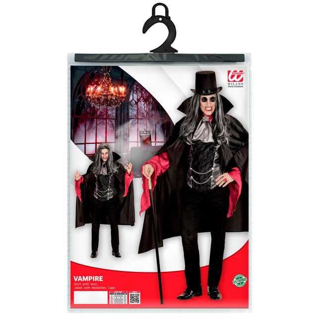 Costume d'Halloween Vampire noir pour homme