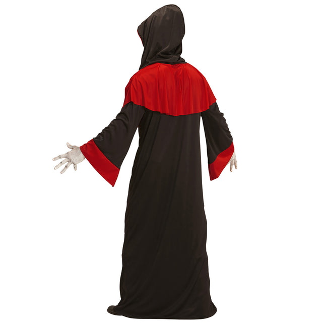 Costume d'Halloween Démon noir et rouge pour homme