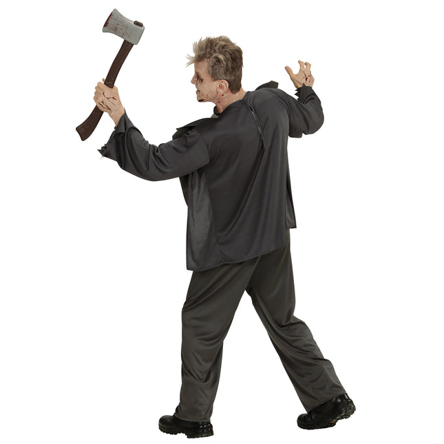 Costume d'Halloween Zombie noir pour homme