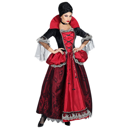 Robe d'Halloween Dames Vampire 3 pièces