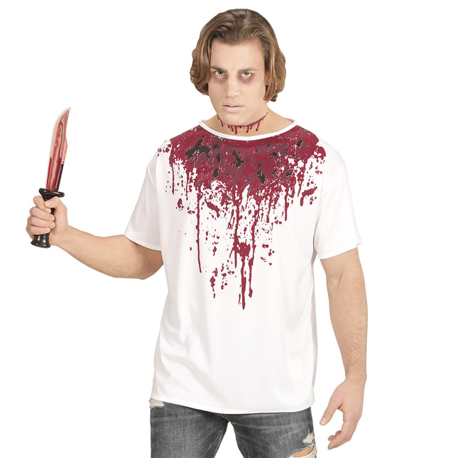 Chemise d'Halloween pour hommes Bloody