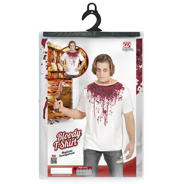 Chemise d'Halloween pour hommes Bloody