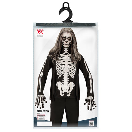 Chemise d'Halloween Squelette