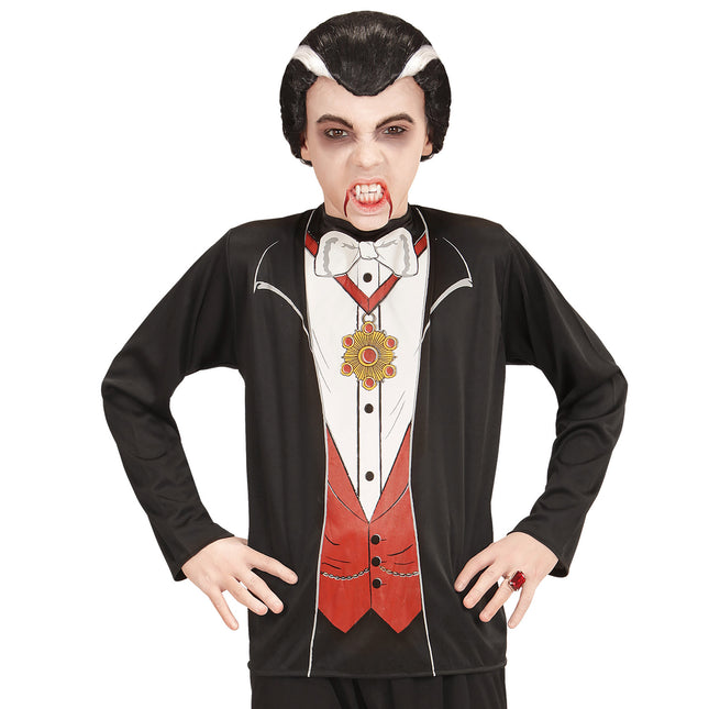 Chemise d'Halloween Enfant Vampire
