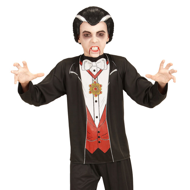 Chemise d'Halloween Enfant Vampire