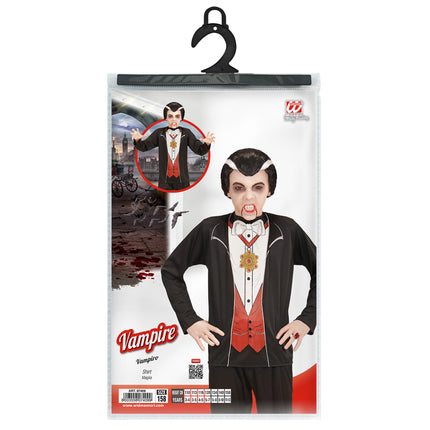 Chemise d'Halloween Enfant Vampire