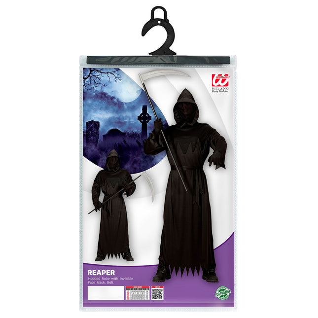 Costume d'Halloween Fossoyeur pour homme noir