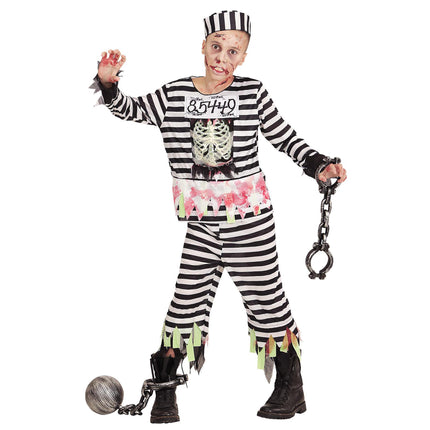 Costume d'Halloween Prisonnier Zombie