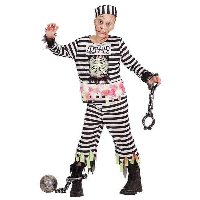 Costume d'Halloween Prisonnier Zombie