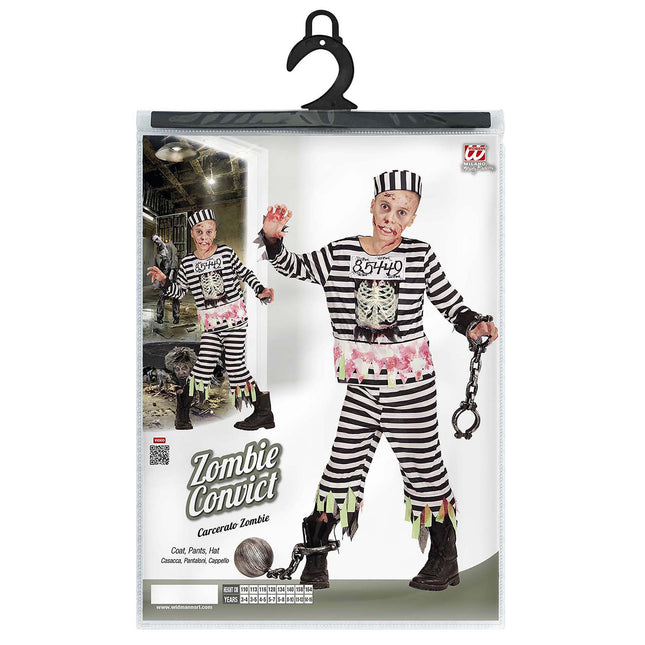 Costume d'Halloween Prisonnier Zombie