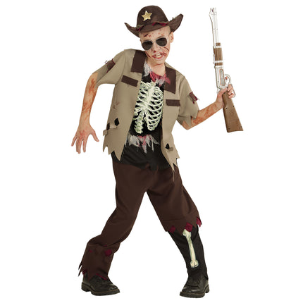 Costume d'Halloween Garçon Zombie Cowboy