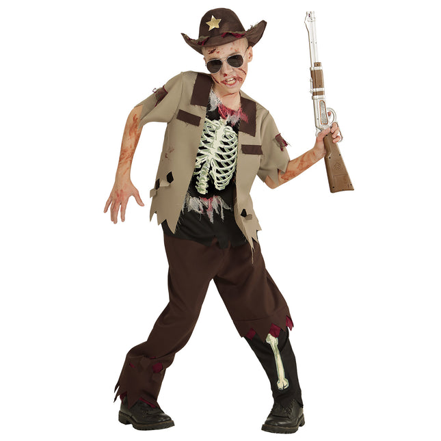Costume d'Halloween Garçon Zombie Cowboy