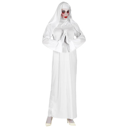 Costume d'Halloween Blanc Dames Non Fantôme