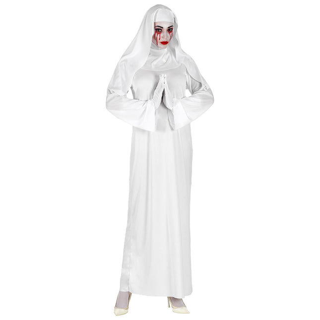 Costume d'Halloween Blanc Dames Non Fantôme