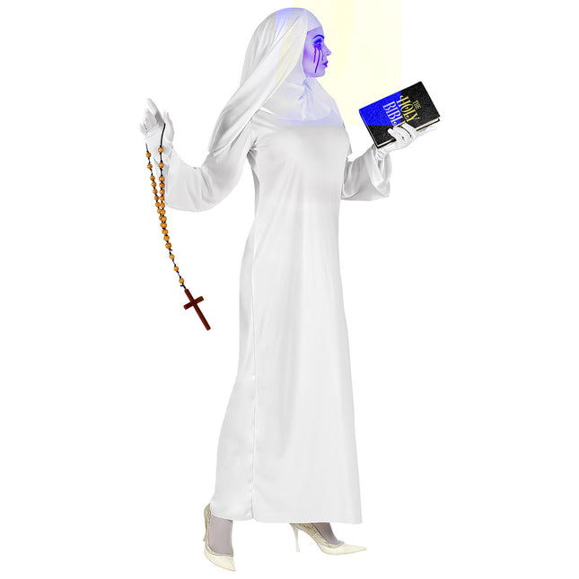 Costume d'Halloween Blanc Dames Non Fantôme