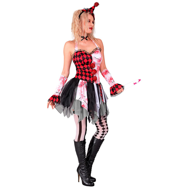 Robe d'Halloween Dames Arlequin